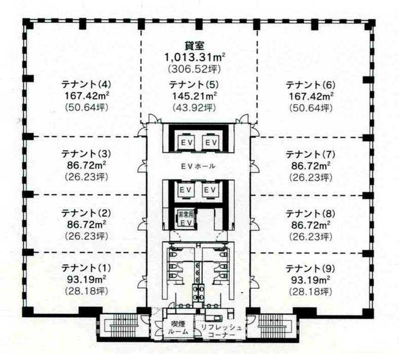 九勧筑紫通ビル｜福岡市博多区博多駅東2丁目6－1の貸事務所(28.18坪)【B034413】｜オフィスネットワーク