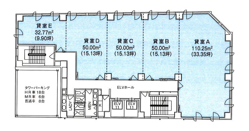 博多駅前C-9ビル平面図2