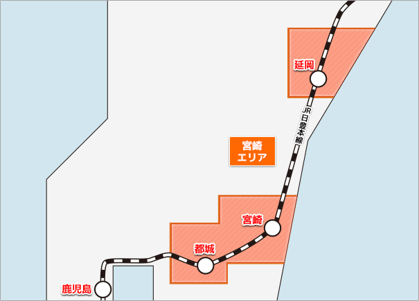 宮崎詳細エリアマップ