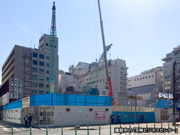 建設中の「天神ビジネスセンター（仮称）」②