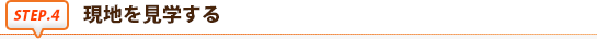 現地を見学する